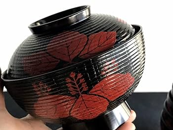 Amazon.co.jp: 塗師 北村葵春 黒地 糸きり真塗 蒔絵 利休形 木